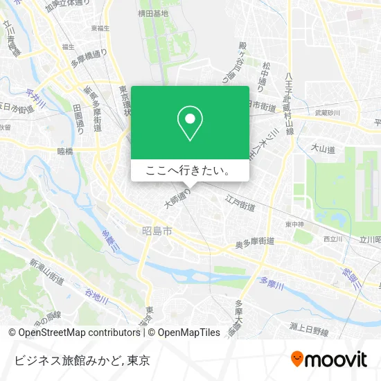 ビジネス旅館みかど地図