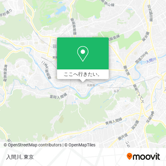 入間川地図