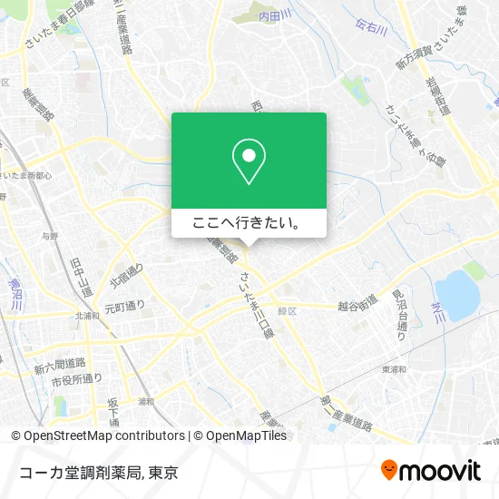 コーカ堂調剤薬局地図