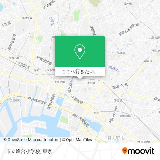 市立峰台小学校地図