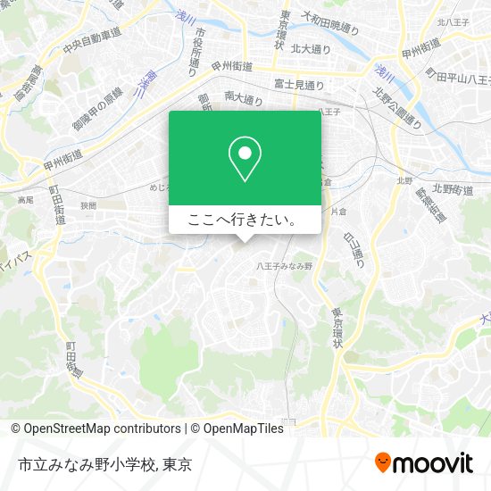 市立みなみ野小学校地図