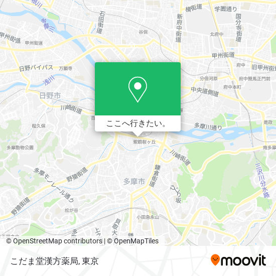 こだま堂漢方薬局地図