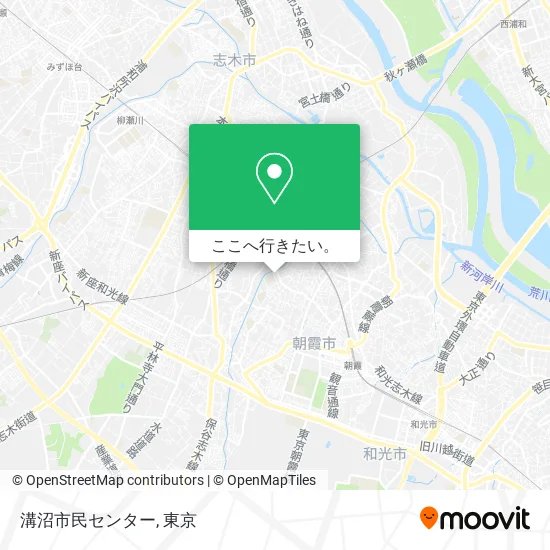溝沼市民センター地図