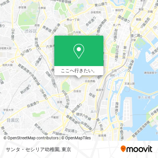サンタ・セシリア幼稚園地図