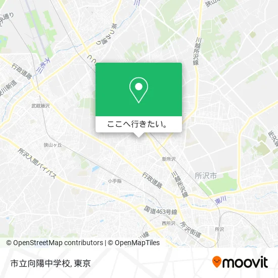 市立向陽中学校地図