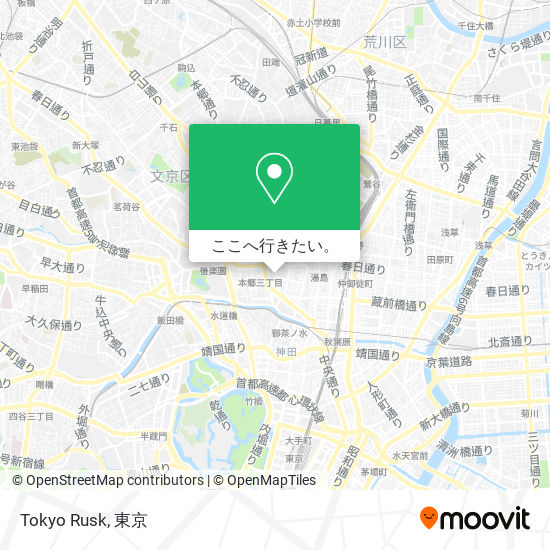 Tokyo Rusk地図