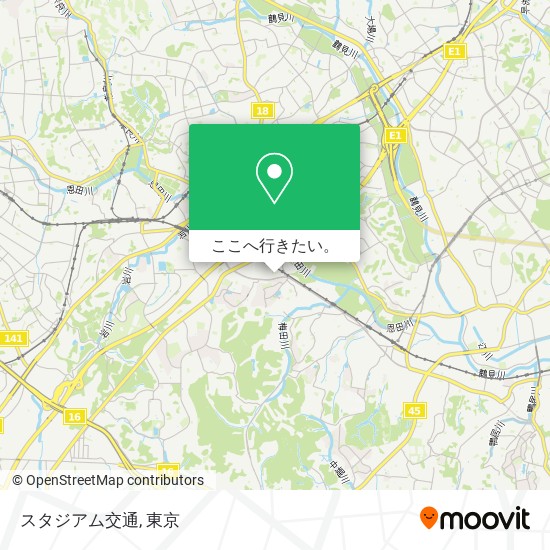 スタジアム交通地図