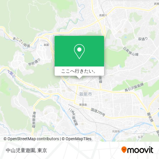 中山児童遊園地図