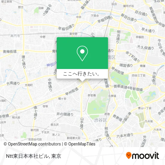 Ntt東日本本社ビル地図