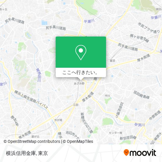 横浜信用金庫地図