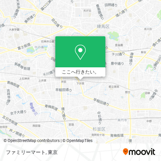 ファミリーマート地図