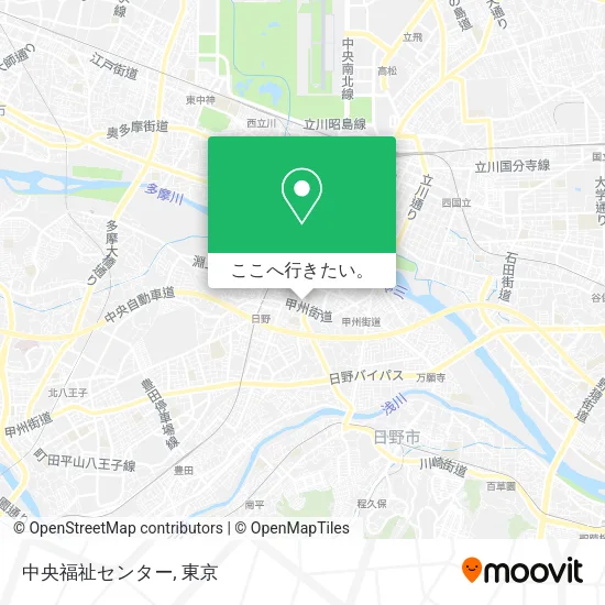 中央福祉センター地図