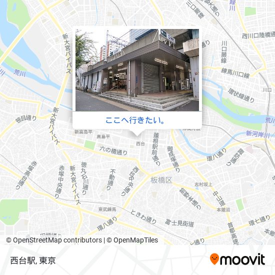 西台駅地図