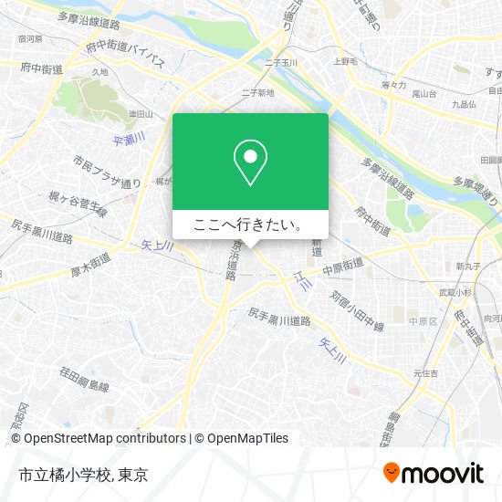 市立橘小学校地図