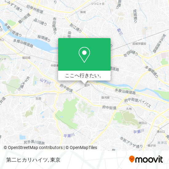 第二ヒカリハイツ地図