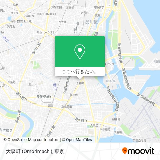 大森町 (Omorimachi)地図