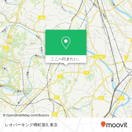 レオパーキング樽町第3地図