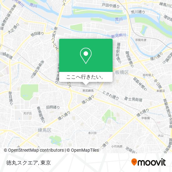 徳丸スクエア地図