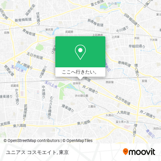 ユニアス コスモエイト地図