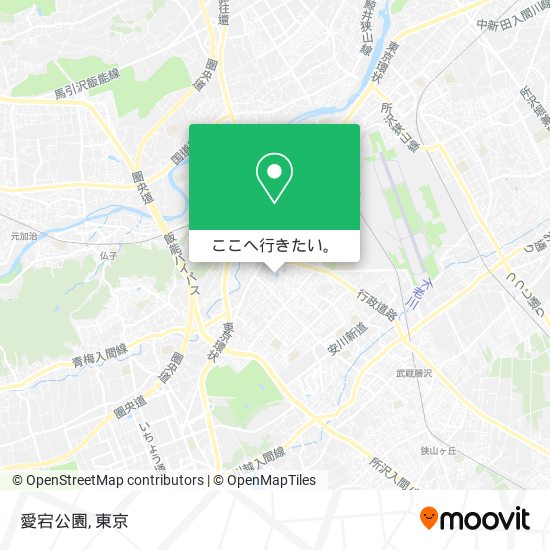 愛宕公園地図