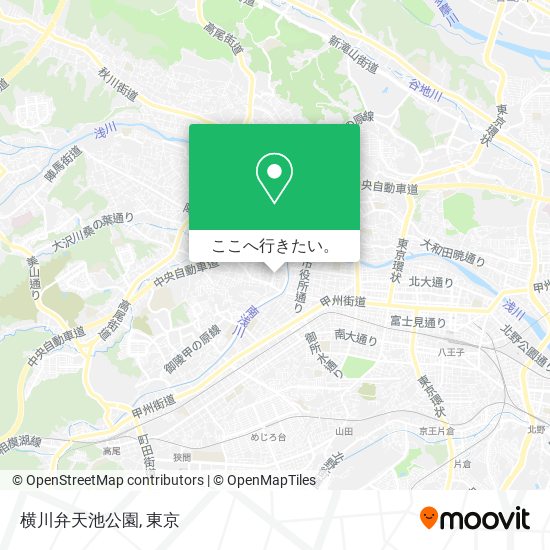 横川弁天池公園地図