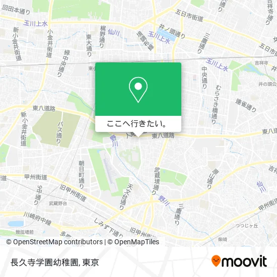 長久寺学園幼稚園地図