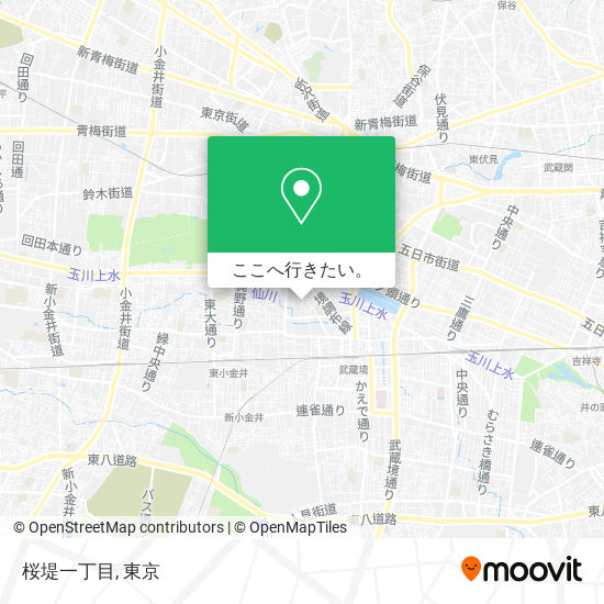 桜堤一丁目地図