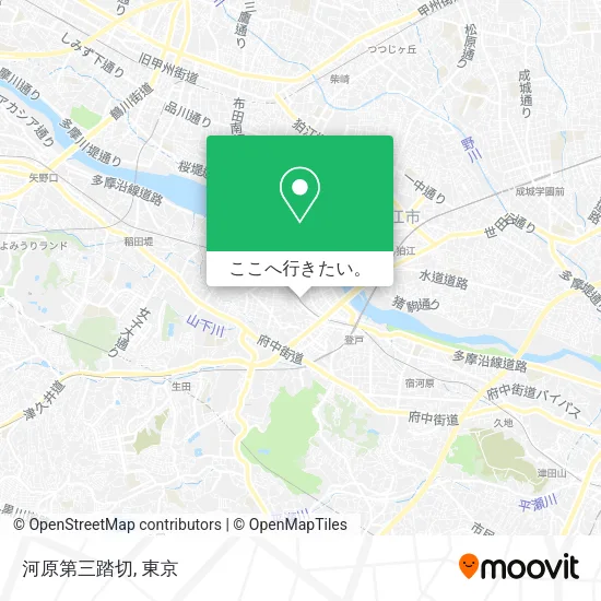 河原第三踏切地図