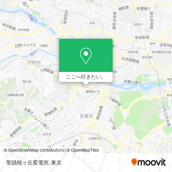 聖蹟桜ヶ丘変電所地図