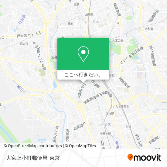 大宮上小町郵便局地図