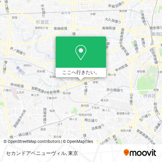 セカンドアベニューヴィル地図