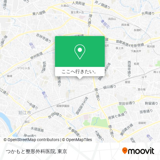 つかもと整形外科医院地図