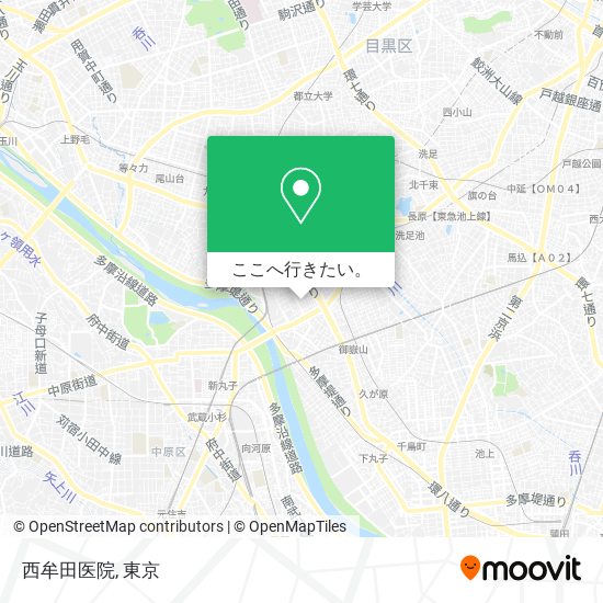 西牟田医院地図