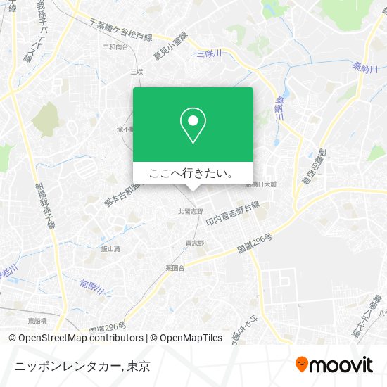 ニッポンレンタカー地図