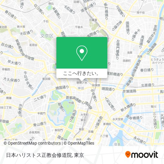 日本ハリストス正教会修道院地図
