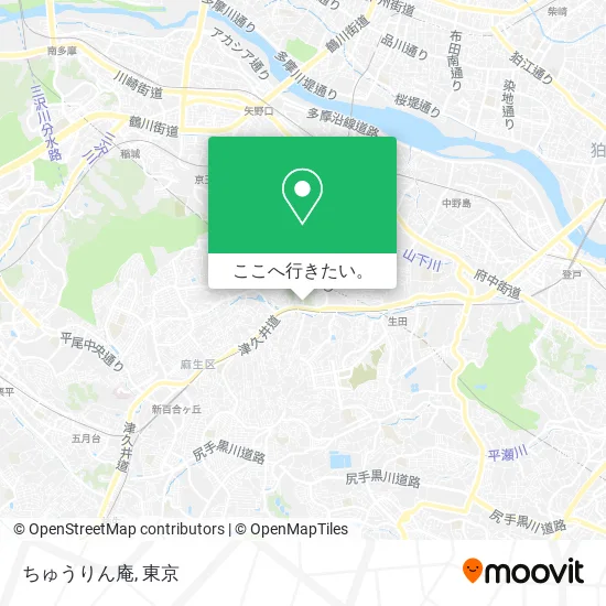 ちゅうりん庵地図