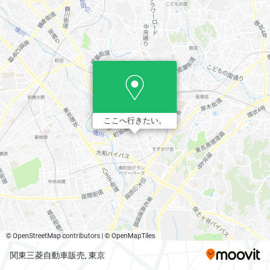 関東三菱自動車販売地図