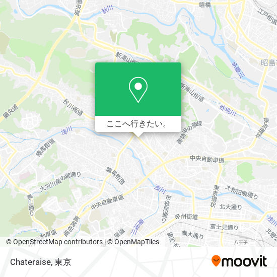 Chateraise地図