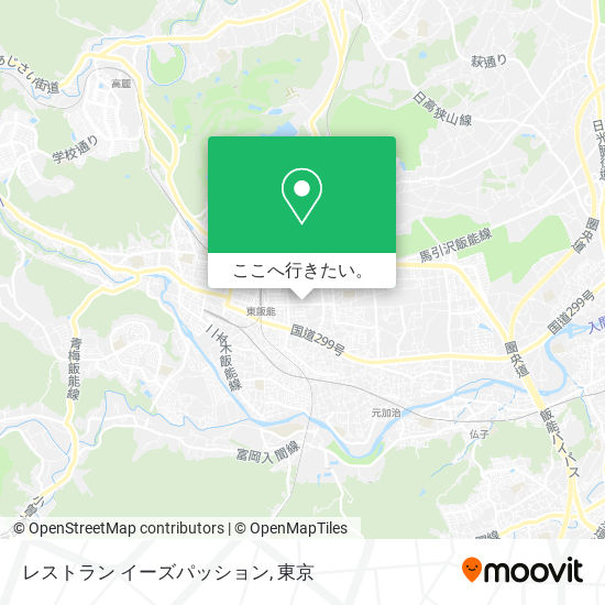 レストラン イーズパッション地図