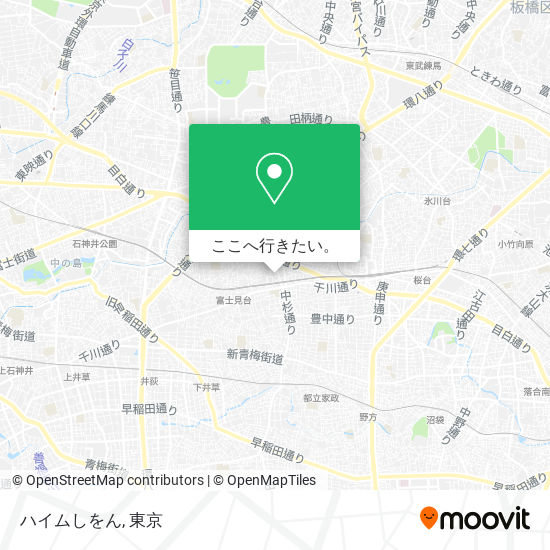 ハイムしをん地図