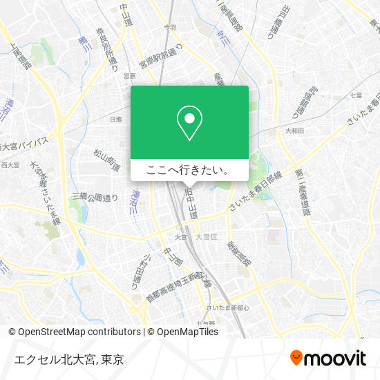 エクセル北大宮地図