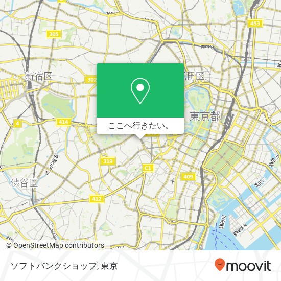 ソフトバンクショップ地図