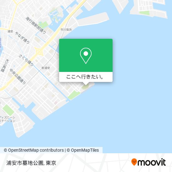 浦安市墓地公園地図