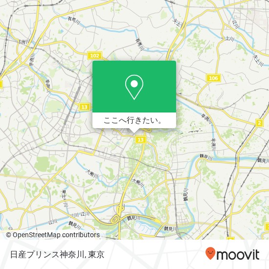 日産プリンス神奈川地図