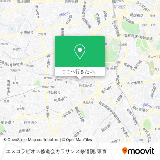 エスコラピオス修道会カラサンス修道院地図