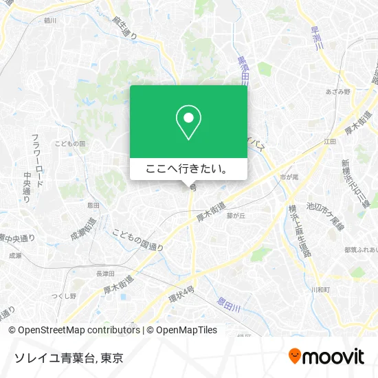 ソレイユ青葉台地図