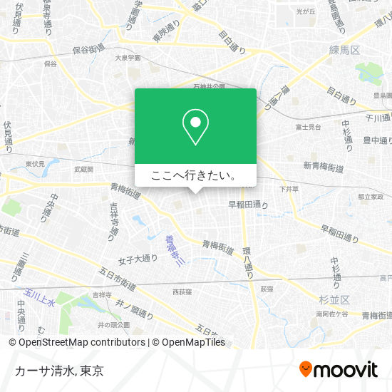 カーサ清水地図