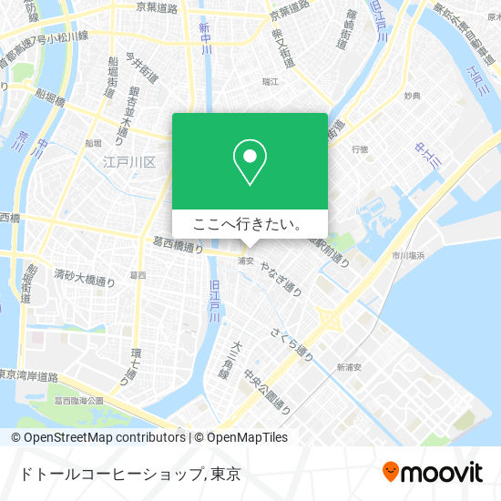 ドトールコーヒーショップ地図