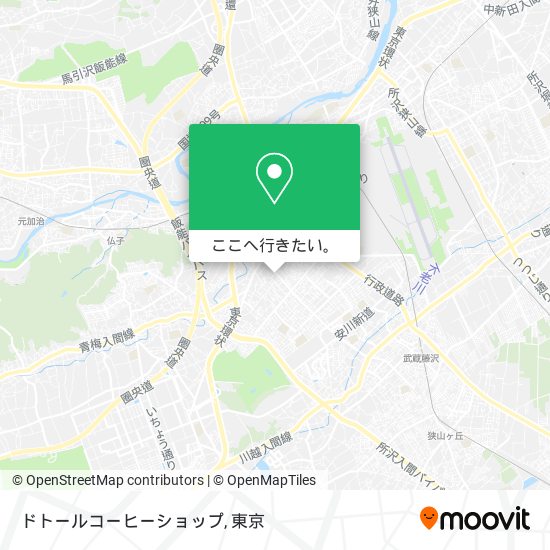 ドトールコーヒーショップ地図