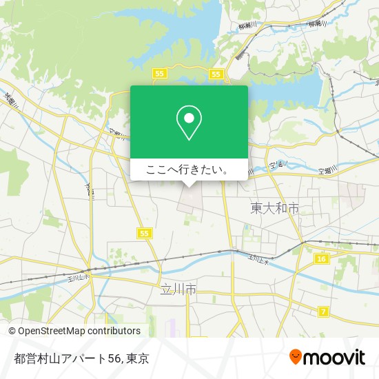 都営村山アパート56地図